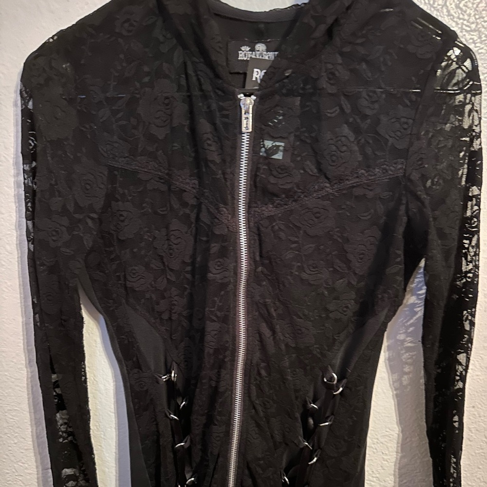 Lacey Jacket w/ Lace Up On The Sides